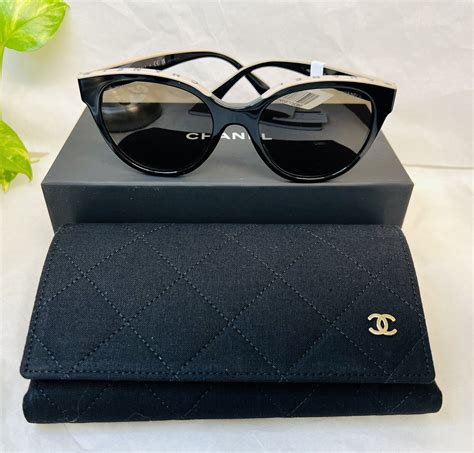 chanel black butterfly sunglasses|chanel butterfly sunglasses ch5414.